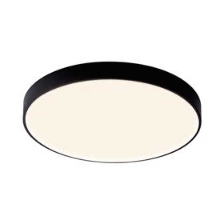 Photograph: Mantra Cumbuco II 65CM Round Black Flush Led Bulkhead Light - CCT SWITCHABLE 2700K/3300K/4000K