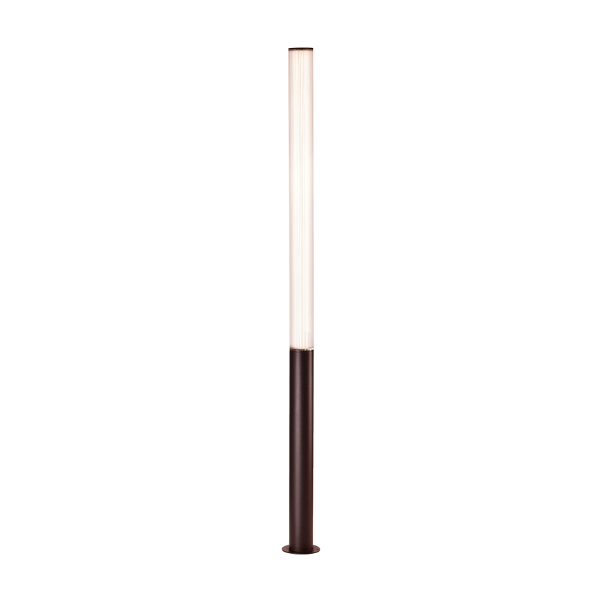 Photograph: Mantra Gant Rust Brown Extra Large 205cm Bollard Post Lamp - IP65, 3000K LED