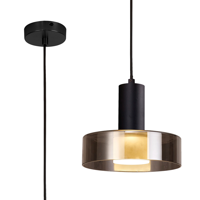 Photograph: Mantra Gin Black 1 Light Single Pendant Light