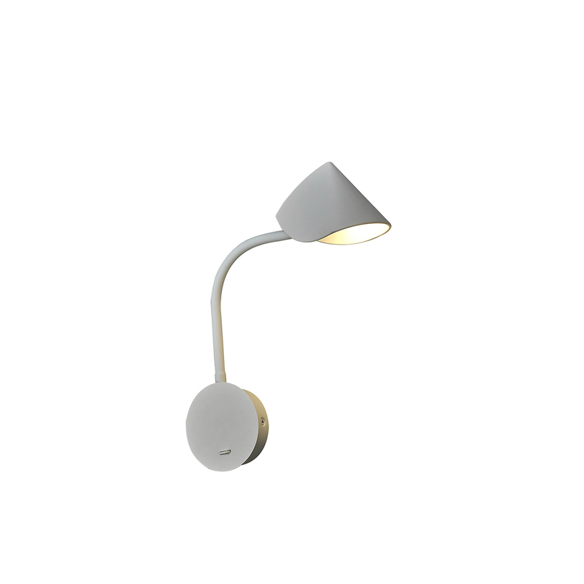 Photograph: Mantra Goa White 7W Led Bedside Reader Wall Light - 3000K