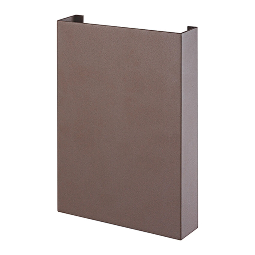 Photograph: Mantra Huez Square 2 Light Rust Led Exterior Wall Light - IP65 - 3000K
