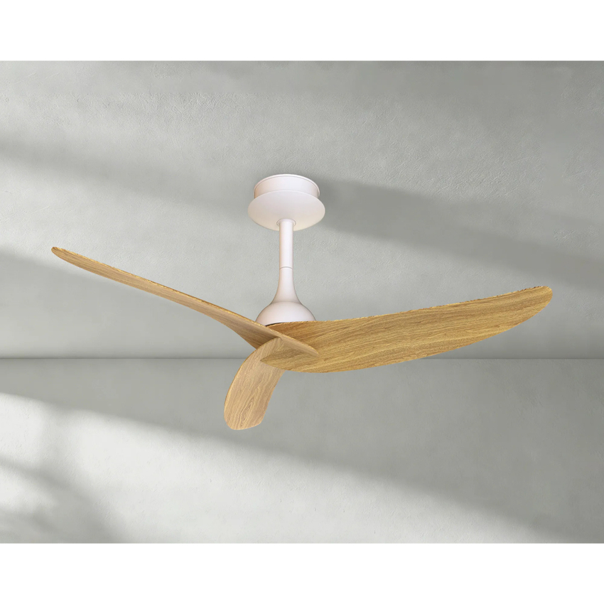 Photograph: Mantra Ipanema Wood Effect/White Ceiling Fan -  Ip44