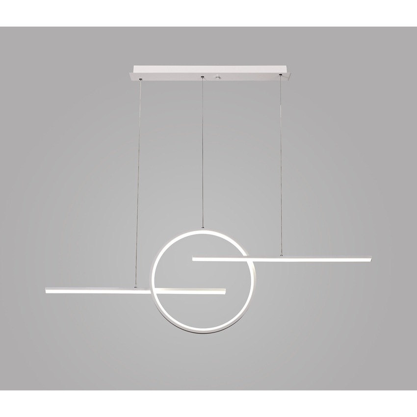 Photograph: Mantra Kitesurf LED Linear Bar Pendant White - 3000K