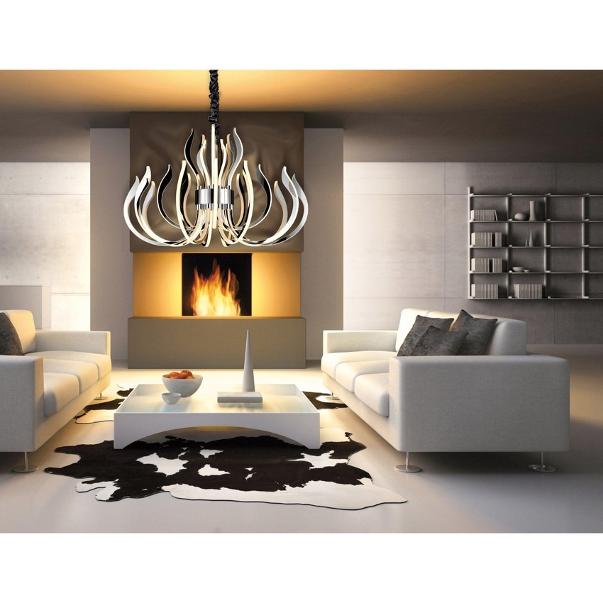 Photograph: Mantra M5560 Versailles Polished Chrome Led Chandelier - 3000K