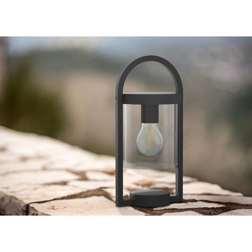 Photograph: Mantra M6550 Maya Anthracite Exterior Pedestal Lamp