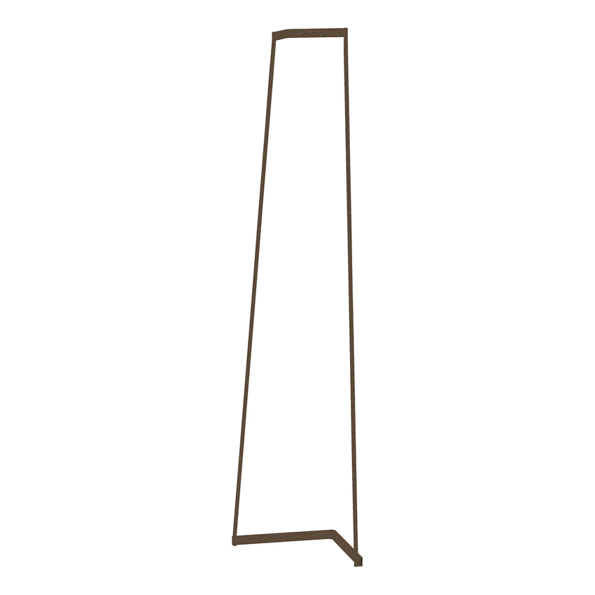 Photograph: Mantra Minimal Tall Sleek Brown Corner Ambient Effect Dimmable Led Floor Lamp - 3000K