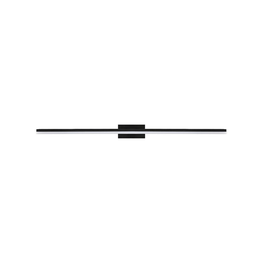 Photograph: Mantra Morne 16W Black Linear IP44 Led Bathroom Wall Light - 4000K