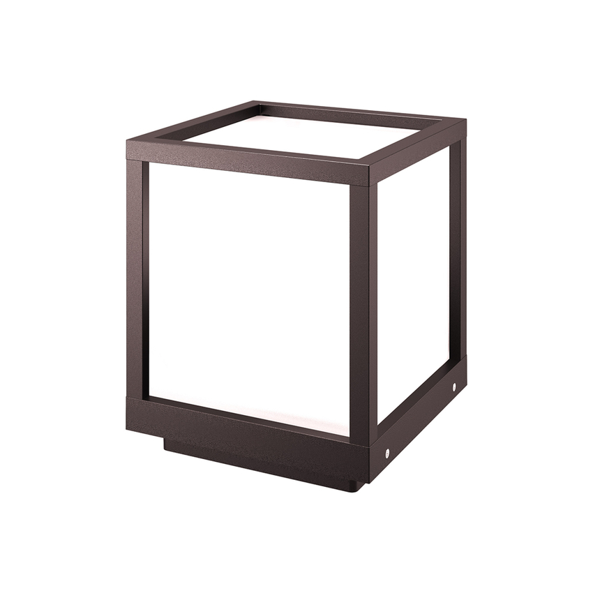 Photograph: Mantra Utah Modern 1 Light Brown Pedestal Lamp - IP65