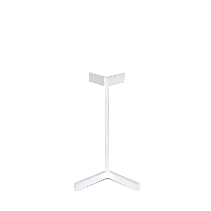 Photograph: Mantra Vector Triangular Angled White Led Table Lamp Complete With In-Line Switch - 3000K