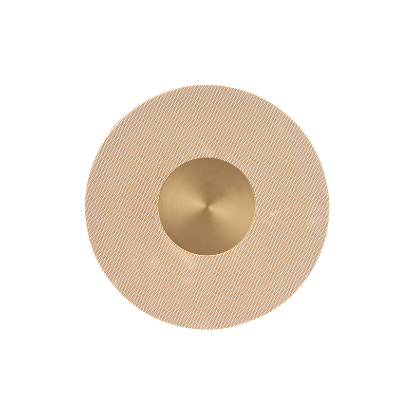 Photograph: Mantra Venus Gold Round Led Wall Light - 3000K