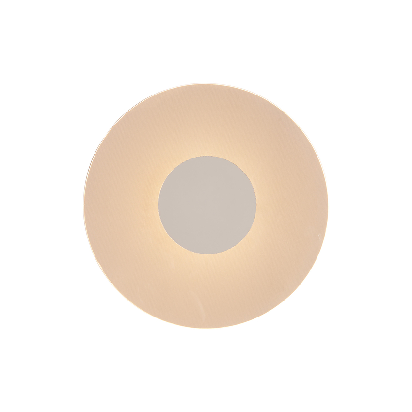 Photograph: Mantra Venus White Round Led Wall Light - 3000K