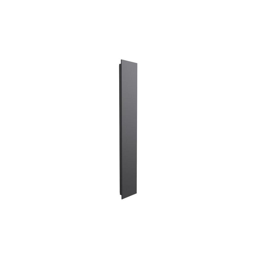 Photograph: Marbella Aluminium Dark Grey Rectangular 600mm Led Outdoor Wall Light - IP65 - 3000K - 600lm