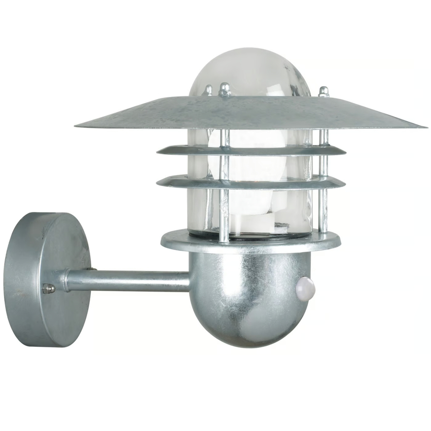 Photograph: Nordlux Agger Sensor Wall Light Galvanized