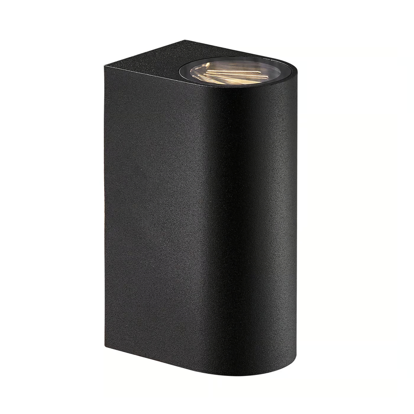 Photograph: Nordlux Asbol Round Wall Light Black