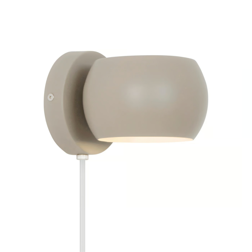 Photograph: Nordlux Belir Brown Up And Down Plug In Wall Light