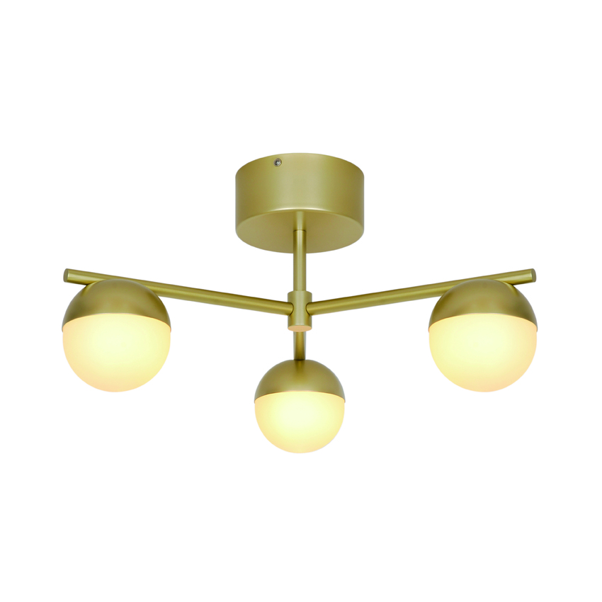 Photograph: Nordlux Contina Ceiling Light Brushed Brass