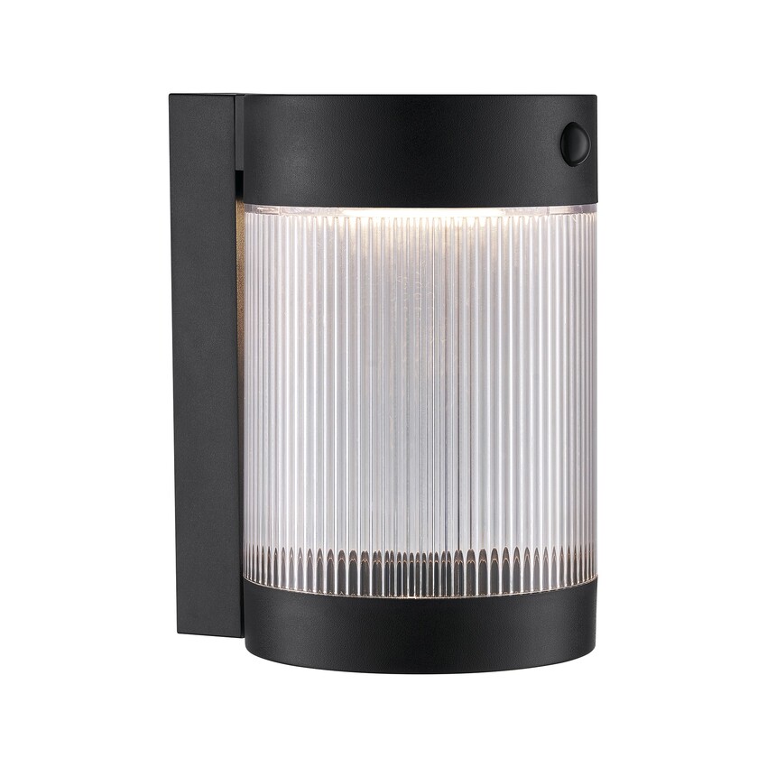 Photograph: Nordlux Coupar Solar Wall Light Black