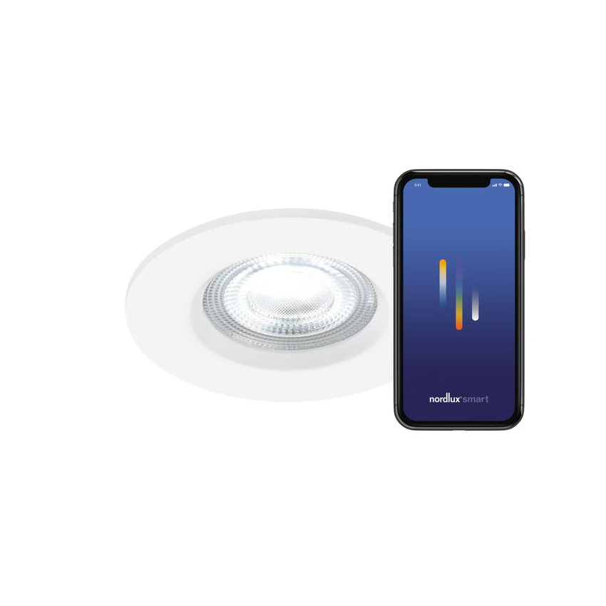 Photograph: Nordlux Don Smart 3-Kit Colour Downlight White