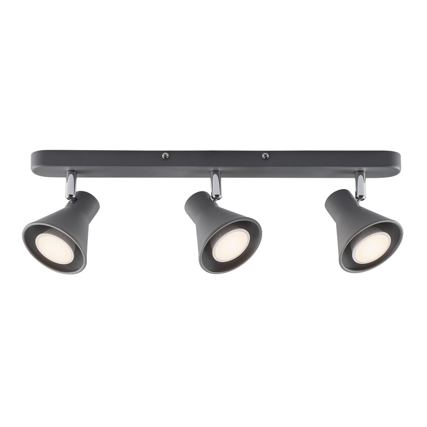 Photograph: Nordlux Eik 3 Spot Light Grey