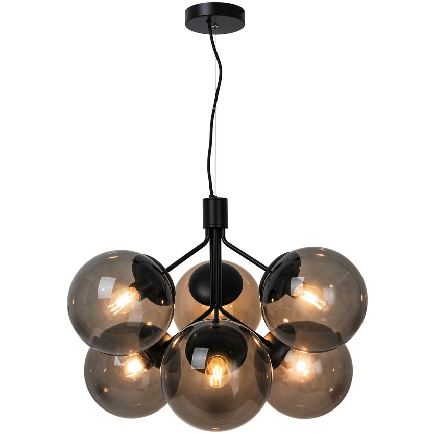 Photograph: Nordlux Ivona 6-Spot Pendant Black