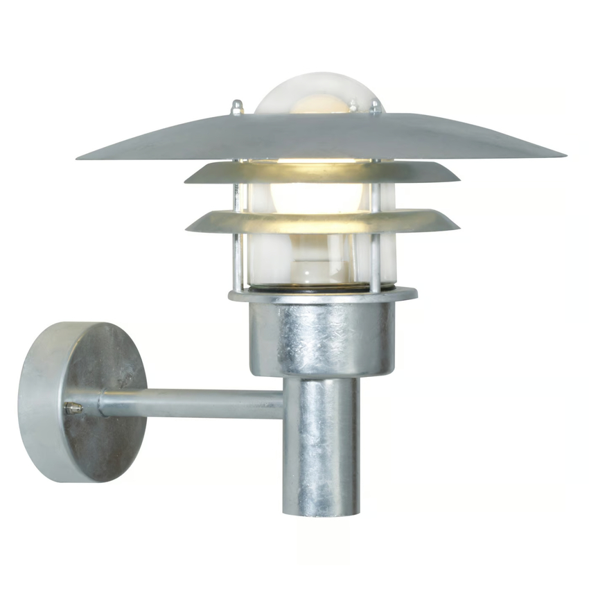 Photograph: Nordlux Lønstrup 32 Wall Light Galvanized