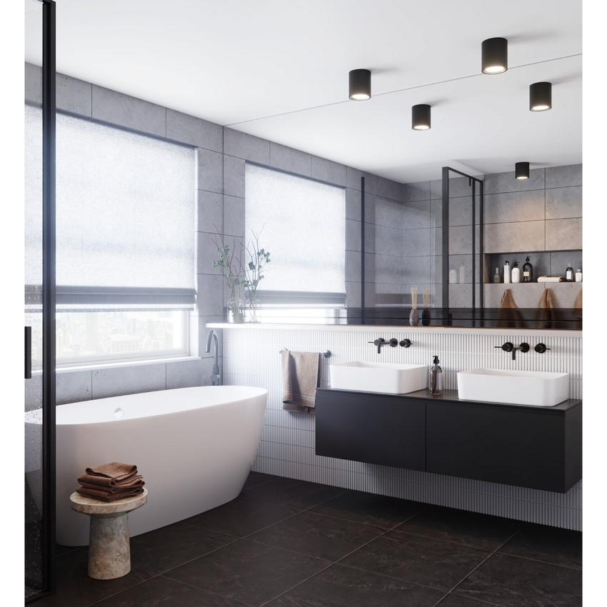 Photograph: Nordlux Landon 14 Bathroom Lighting Black