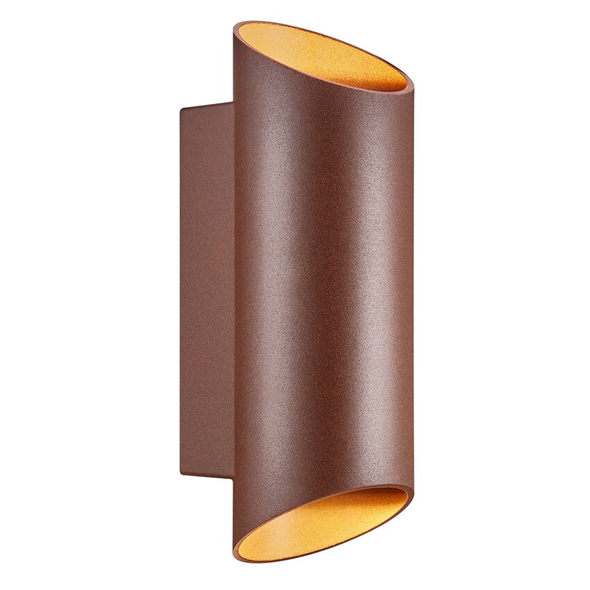 Photograph: Nordlux Nico Round 22 Wall Light Rusty