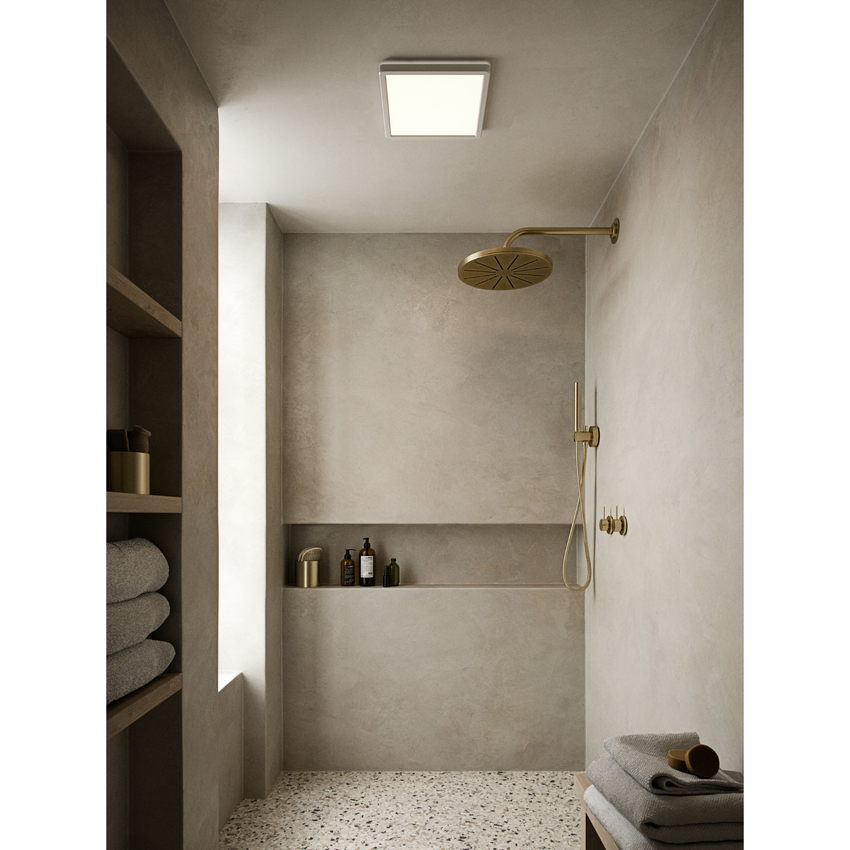 Photograph: Nordlux Oja 29 Square 3000/4000K 3-Step Ceiling Light White