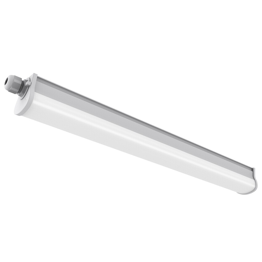 Photograph: Nordlux Westport 60 Double Batten Light Fitting Grey