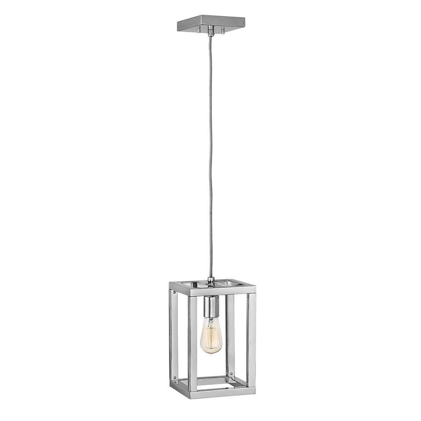 Photograph: Quintiesse Ensemble 1 Light Pendant In Polished Nickel - QN-ENSEMBLE1P-PN