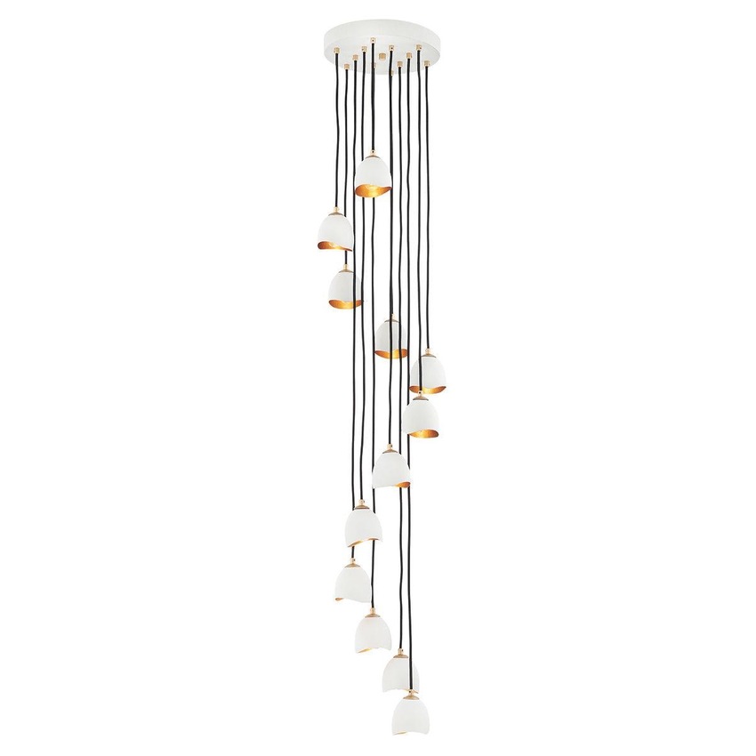 Photograph: Quintiesse Nula 12 Light Pendant Light - QN-NULA12P