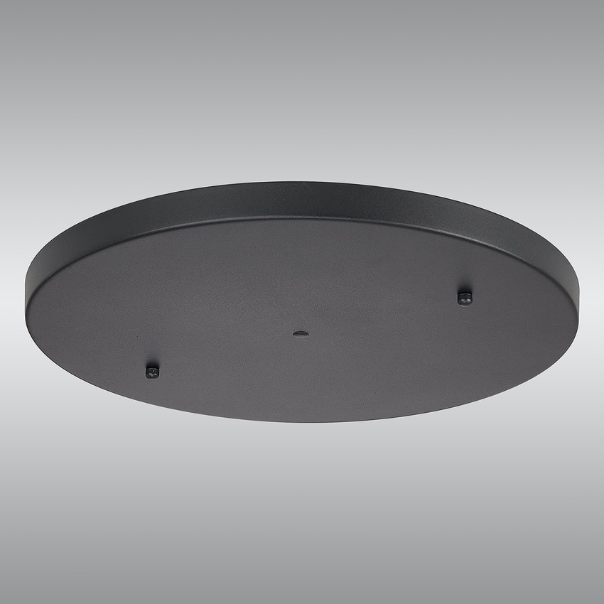 Photograph: Satin Black No Hole Ceiling Plate - 40m