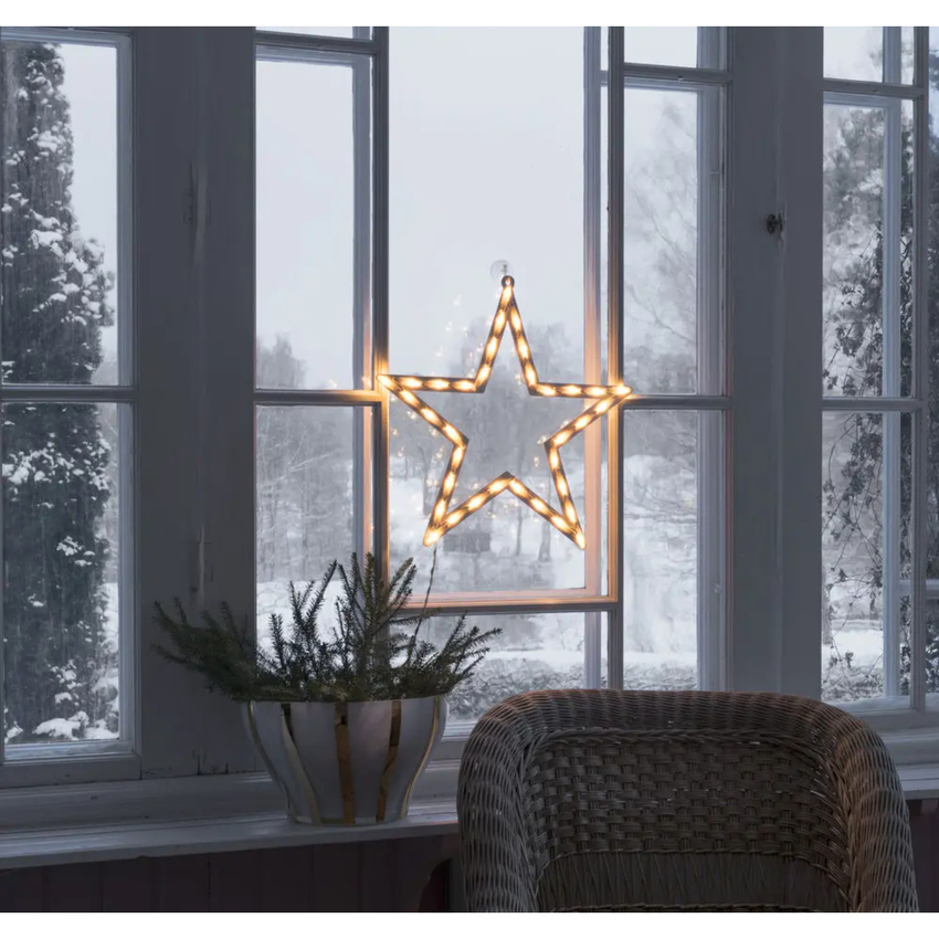 Photograph: Star Window Silhouette 35 Warm White Led Indoor 240v