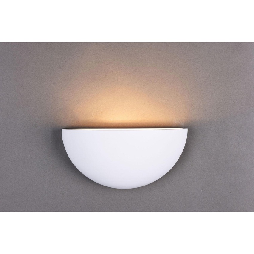 Photograph: Stylish Lighting Arizona 1 Light White Plaster Wall Light SL5701