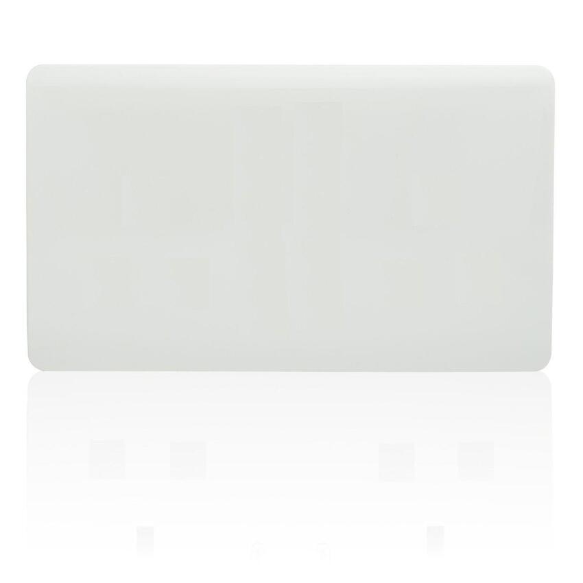 Photograph: Trendi Artictic Gloss White Double Blanking Plate