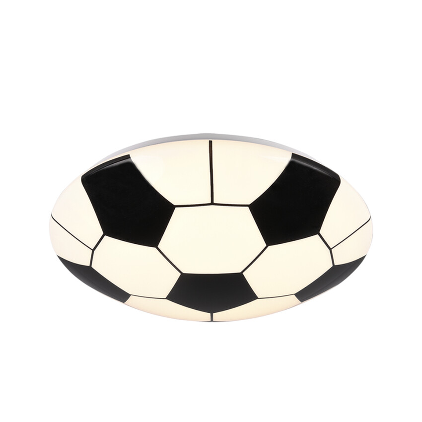 Photograph: Trio Lighting Kloppi Flush Football Style LED Ceiling Light