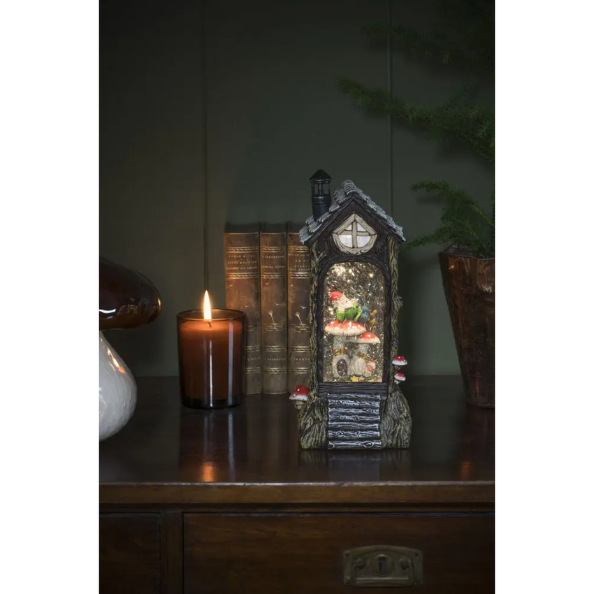 Photograph: Water Lantern Elf Lying on Mushrooms Timer 5H B/O 3 x C