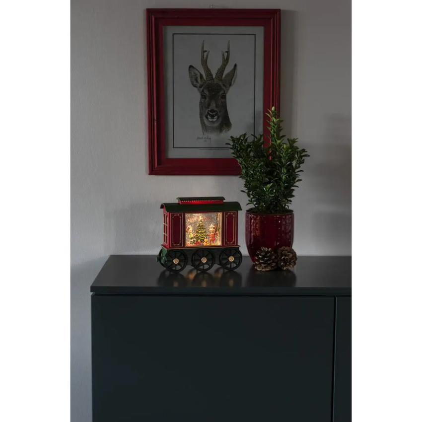 Photograph: Water Lantern Train Carriage, 1 Led, Timer 5H 3xAA USB