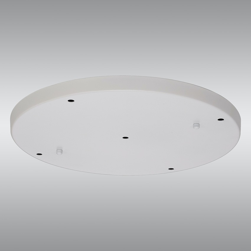 Photograph: White 5 Hole Ceiling Plate - 40cm