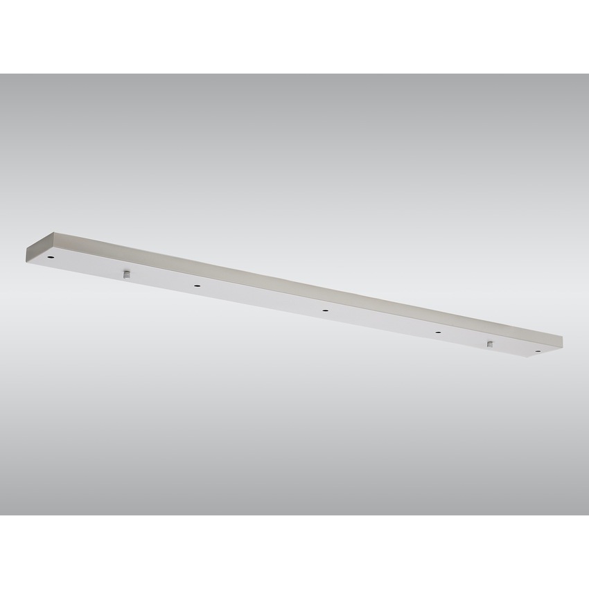 Photograph: White Linear 5 Hole Ceiling Plate - 110 X 10cm