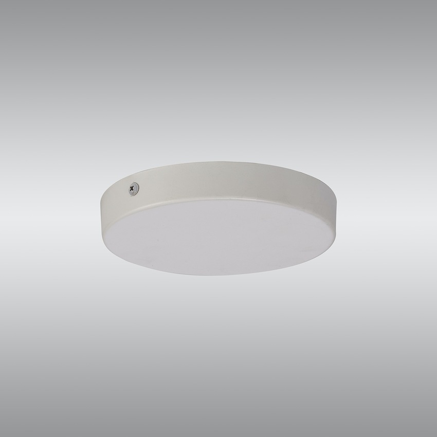 Photograph: White No Hole Ceiling Plate - 15cm