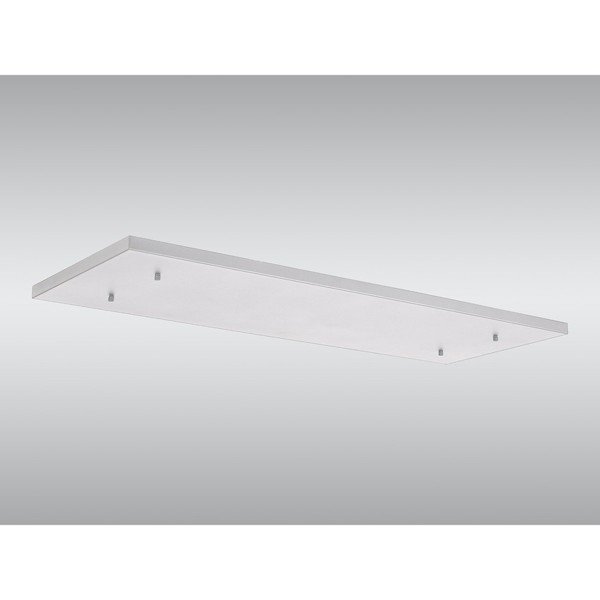 Photograph: White No Hole Rectangular Ceiling Plate - 1100mm x 400mm