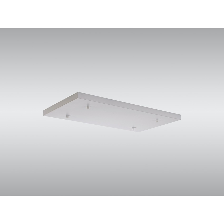 Photograph: White No Hole Rectangular Ceiling Plate - 550mm x 320mm