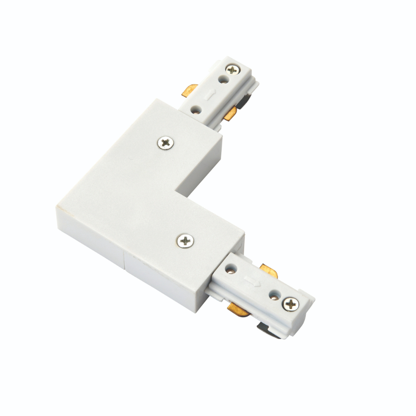 Photograph: White Track L Connector