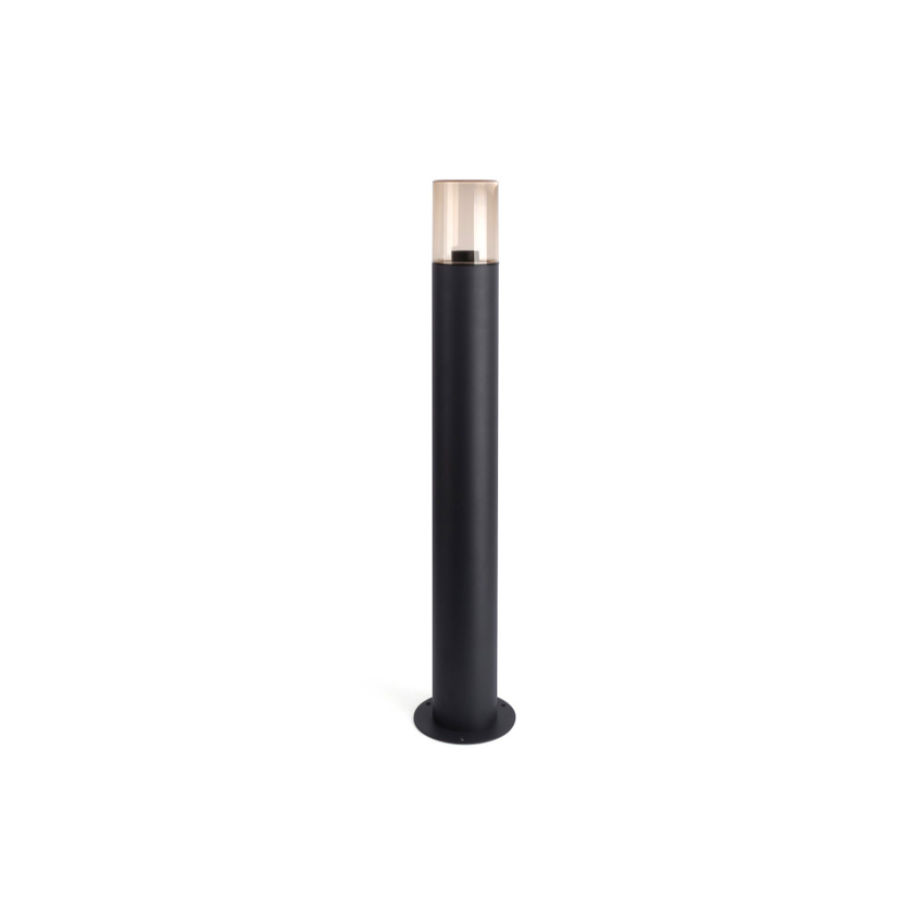 Photograph: Winchester Aluminium Dark Grey 800mm Led Aluminium Outdoor Bollard Light Complete With Glass - IP65