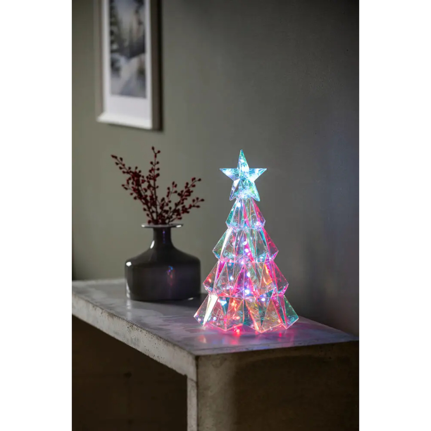 Photograph: X-mas tree RGB Led with diamond effect, 30cm, Indoor
