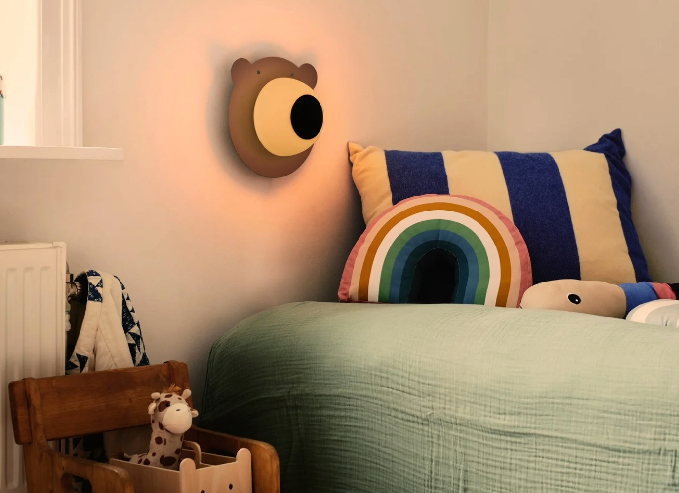 Bruna Bear Plug In Wall Light