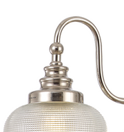 Idolite Sheridan Polished Nickel 3 Light Pendant Complete With Prismatic Glass Shades
