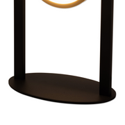 Idolite Tacita 2 Light Led Table Lamp In Satin Black/Gold