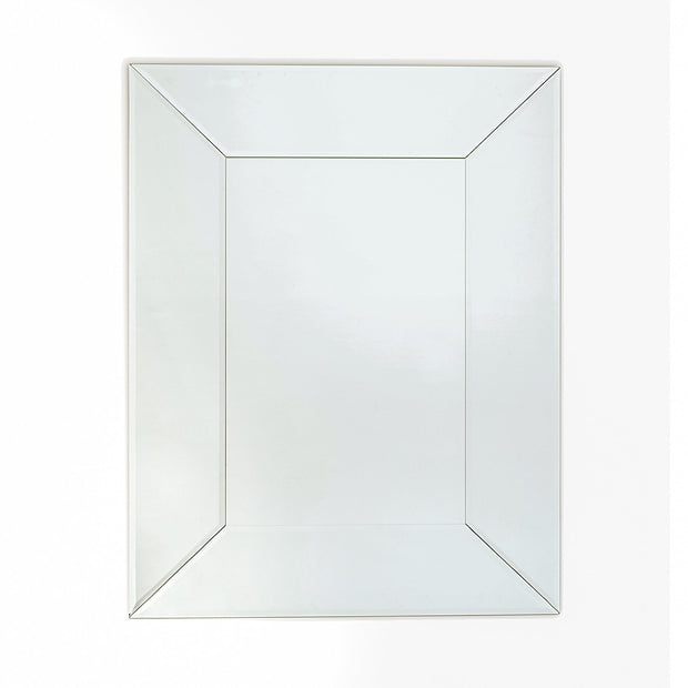 Laura Ashley LA3264546-Q Gatsby Large Rectangular Mirror With Bevelled Detail Edging